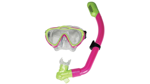Picture of Leader Sports Snorkel Kit JR Pink/Lime