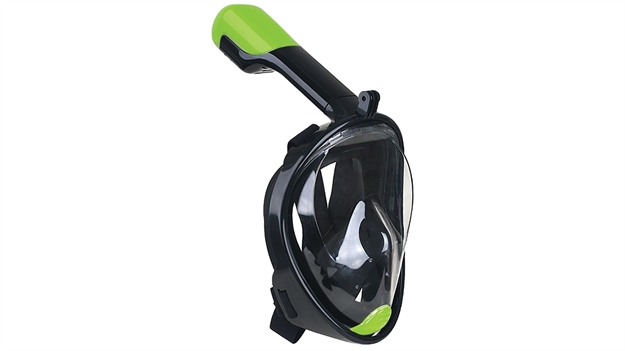 Picture of Leader Sports Snorkel Mask Lime/Blk Lxl