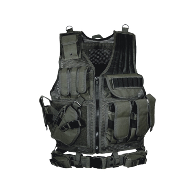 Picture of Leapers 547 Law Enforcement Tactical Vest - LH Black