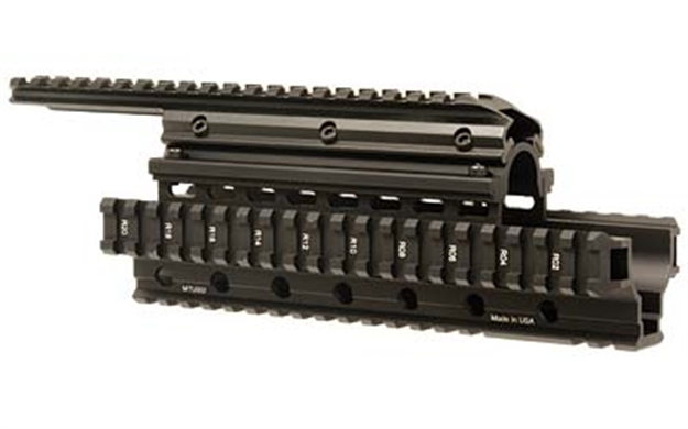 Picture of Leapers Inc (Utg) Utg Pro Saiga 12Ga Quad Rail Blk