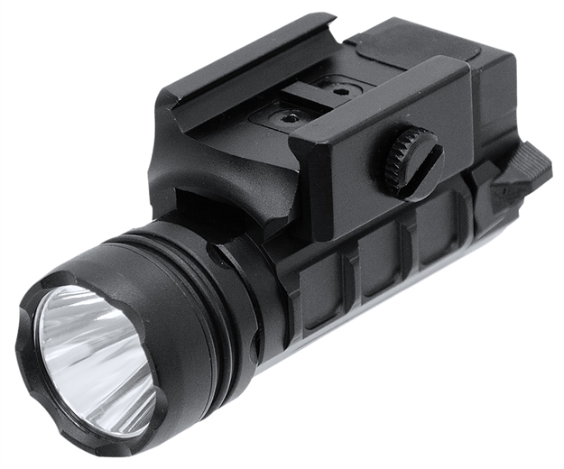 Picture of Leapers Ltelp123ra  Pistol Light Black Aluminum 400 Lumens Picatinny Mount LT-ELP123R-A 4717385551930
