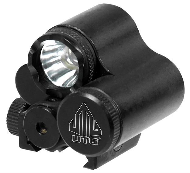 Picture of Leapers Ltelp28r   Black Anodized Aluminum 120 Lumens Cree Led Irb Bulb Red Laser Picatinny Mount LT-ELP28R