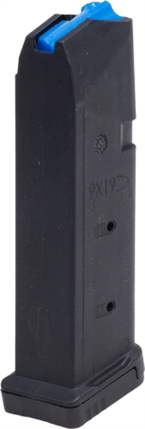 Picture of Leapers Magazine Glock 9Mm 15Rnd Poly Matte Black RBTGL915