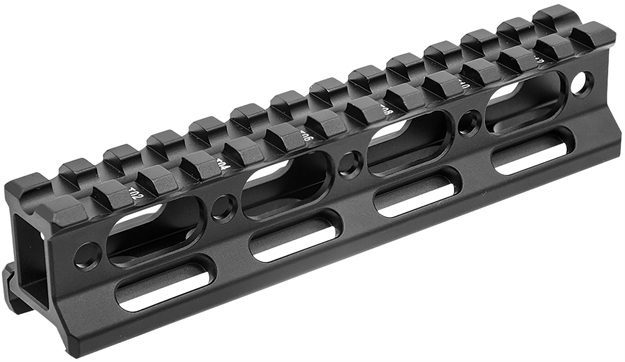 Picture of Leapers Mtrsx1l Picatinny Riser  Matte Black Anodized Aluminum Picatinny/Weaver Mount MT-RSX1L