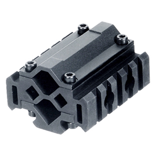Picture of Leapers Universal Tri Rail Rifle Bbl Mount 5 Slots