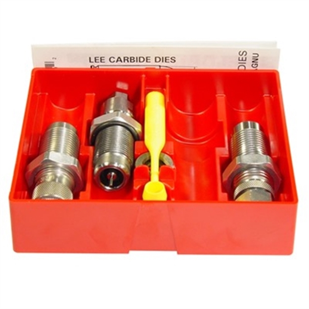 Picture of  Lee Precision 90498 Carbide 3-Die Set 45 Gap 734307904982