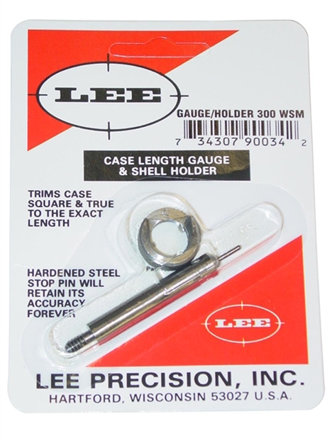 Picture of  Lee Precision 90034 Case Length Gauge  Silver 300 Wsm Steel 734307900342