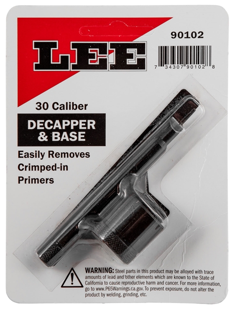Picture of  Lee Precision 90102 Decapper & Base  30 Caliber 734307901028