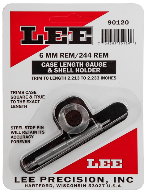Picture of  Lee Precision 90120 Case Length Gauge  6Mm Rem / 244 Rem 734307901202