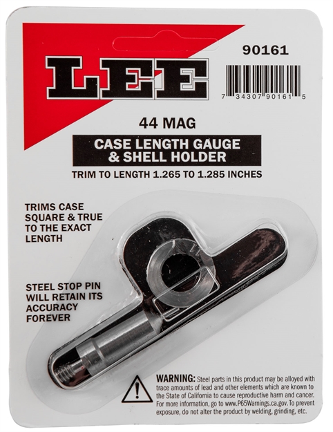 Picture of Lee Precision Case Length Gauge And Shellholder 44 Magnum 90161 734307901615