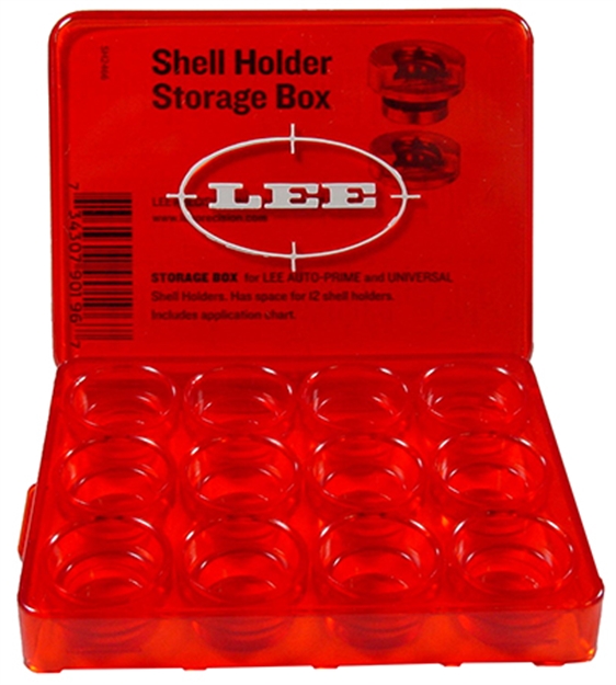 Picture of Lee Precision Shellholder Storage Box Red Plastic 90196 734307901967