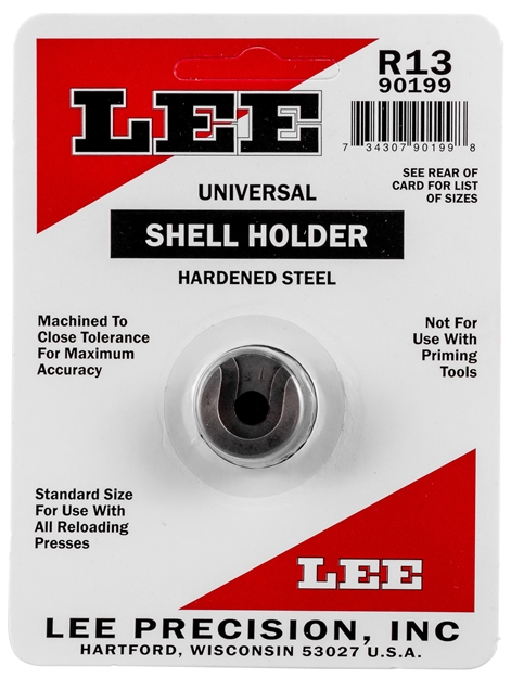 Picture of  Lee Precision 90199 Shell Holder Universal #13R 45 Auto Rim