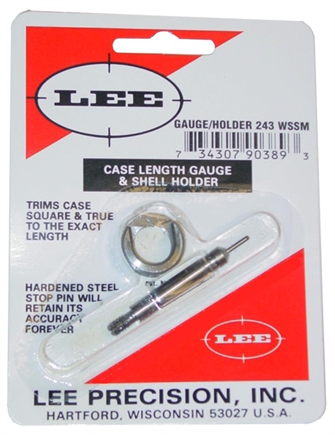 Picture of  Lee Precision 90389 Case Length Gauge  243 Wssm Steel Rifle 734307903893
