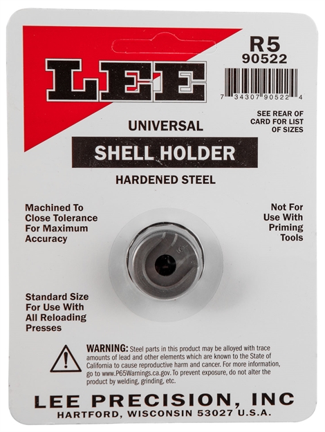 Picture of  Lee Precision 90522 Shell Holder Universal #5R Wsm / 7Mm Rem Mag / 303 British / 480 Ruger