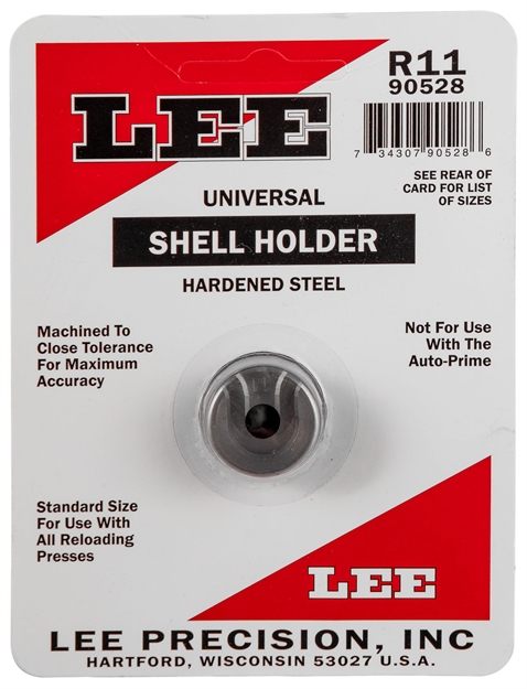 Picture of  Lee Precision 90528 Shell Holder Universal #11R 303 Savage / 444 Marlin / 44 Special / 44 Mag / 45 Colt