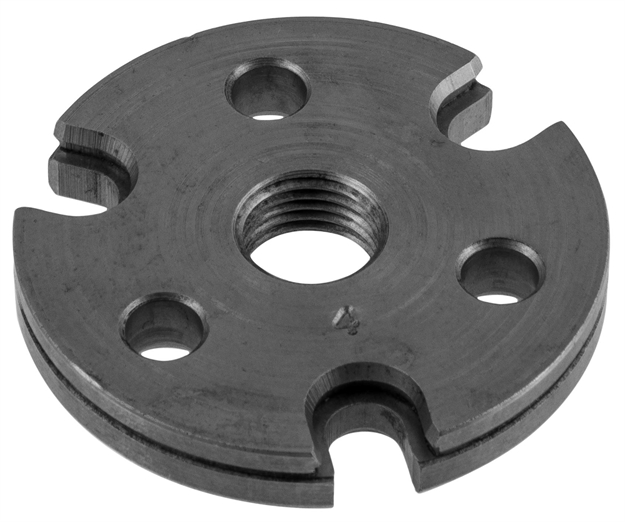Picture of  Lee Precision 90653 Pro 1000 Shell Plate  #4 222 / 223 / 380 Acp / 32 S&W Long / 32 H&R Mag 734307906535