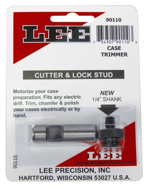 Picture of  Lee Precision 90110 Cutter & Lock Stud Case Trimmer Stainless Steel