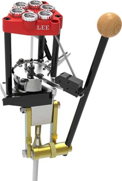 Picture of Lee Precision  Six Pack Pro Reloading Press Steel Works With All Cases 91823 734307918231