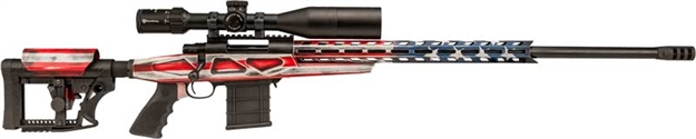 Picture of Legacy Flag Chassis .308 Win 24" Threaded W/Scope HCRACF308USA