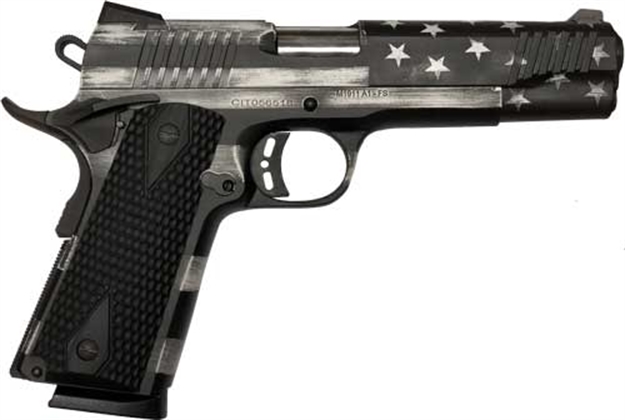 Picture of Legacy M1911 Government 9Mm Cerakot Usa Flag Gray Scale