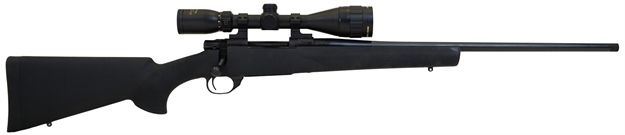Picture of  Howa Hgp265prcb M1500 Gamepro Gen2 6.5 Prc 3+1 24" Threaded Barrel, Blued Metal Finish, Black Fixed Hogue Pillar-Bedded Overmolded Stock, Includes Gamepro 4-12X40mm Scope