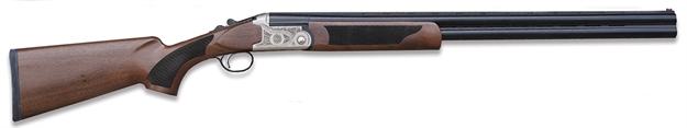 Picture of  Pointer Kar1228 Acrius  12 Gauge 3" 2Rd 28" Black O/U Barrel, Nickel Engraved Metal Finish, Turkish Walnut Stock Includes 5 Chokes