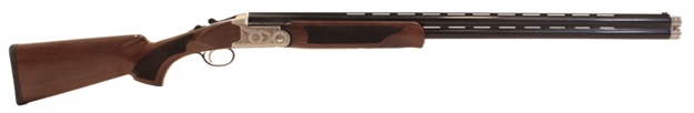 Picture of  Pointer Kar2828 Acrius  Full Size 28 Gauge Break Open 2.75" 2Rd 28" Black Over/Under Vent Rib Barrel, Nickel Steel Laser Etched Receiver, Fixed Turkish Walnut Stock, Ambidextrous 682146860016