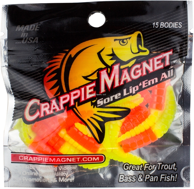 Picture of Leland Lures Crappie Magnet 15Pc Body, Orange And Chartreuse