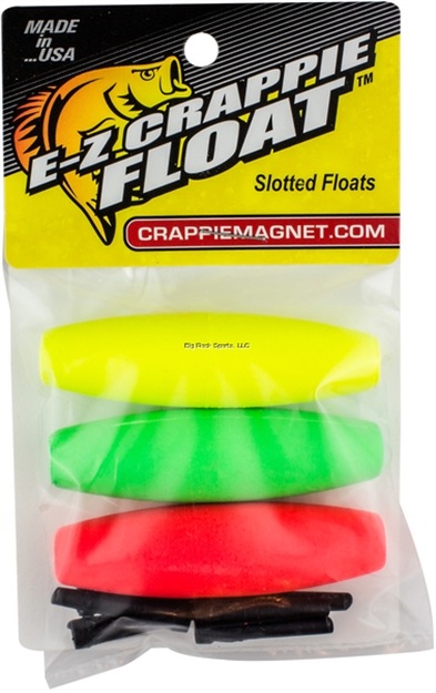 Picture of Leland Lures Crappie Magnet EZ Crappie Float, 2.50 In, Green, Red, Yellow