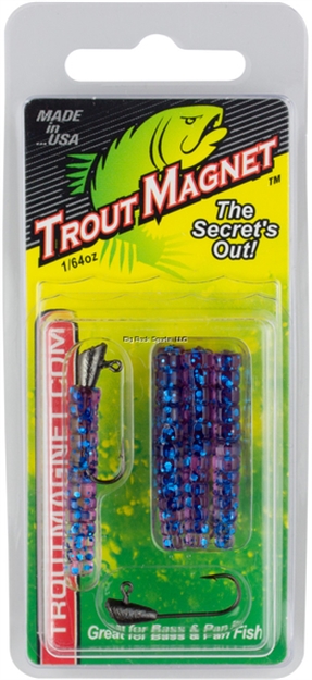 Picture of Leland Lures Trout Magnet 9Pc. Pack, 1/64Oz, Purple Redemption