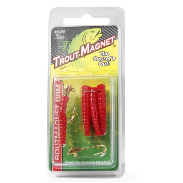 Picture of Leland Lures Trout Magnet 9Pc. Pack, Red, 7 Bodies And 2-1/64 OZ Size 8 Jigheads
