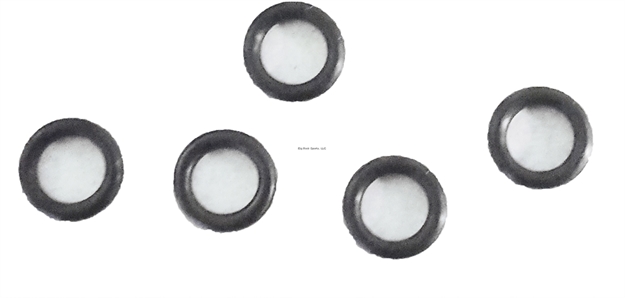 Picture of Lethal Weapon 10-Pack OF Replacement  O-Rings, Black
