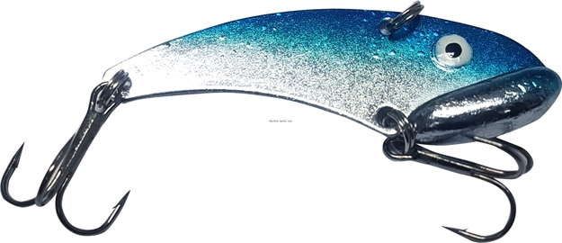 Picture of Lethal Weapon Lethal Blade, Vibrating Blade Lure, Sinking, 1/2Oz, 2.5", #4 Hooks, Chrome Blue