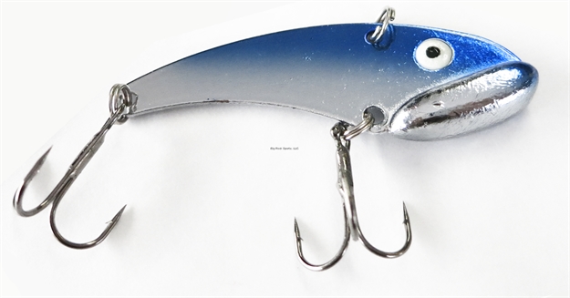 Picture of Lethal Weapon Lethal Blade, Vibrating Blade Lure, Sinking, 1/4Oz, 2", #8 Hooks, Chrome Blue