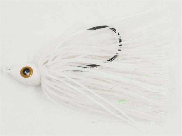 Picture of Lethal Weapon Lethal Weapon Ii, Swimming Jig, Hand-Tied, Hand Painted, Weedless,1/4 Oz, 5/0 Owner Hook-Light Wire, Prl Blue Shad