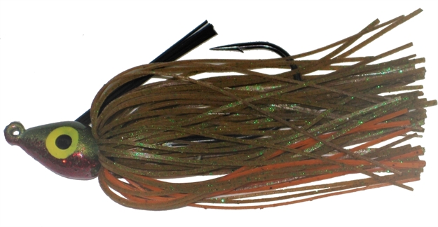 Picture of Lethal Weapon Lethal Weapon Ii, Swimming Jig, Hand-Tied, Hand Painted, Weedless,3/8Oz,5/0 Owner Hook-Light Wire, Sunfish