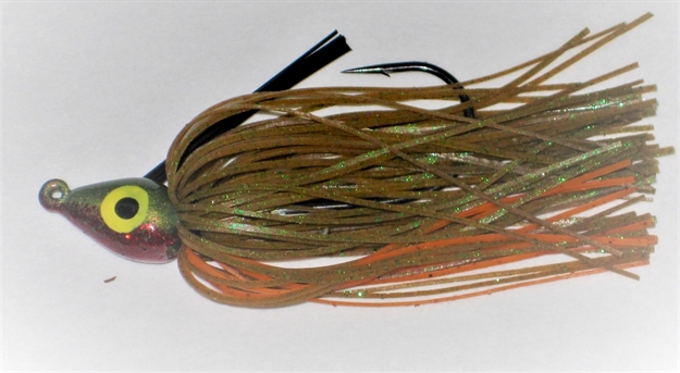 Picture of Lethal Weapon Lethal Weapon Ii, Swimming Jig, Hand-Tied, Hand Painted,Weedless,1/4Oz,5/0 Owner Hook-Light Wire, Sunfish
