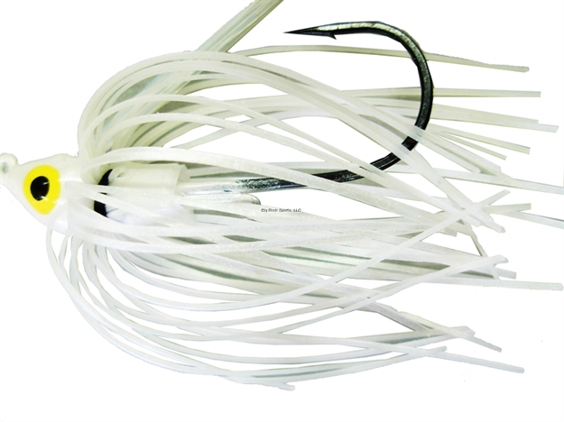 Picture of Lethal Weapon Lethal Weapon Ii,Swimming Jig, Hand-Tied, Hand Painted, Weedless,1/4Oz,5/0 Owner Hook- Light Wire, Pearl