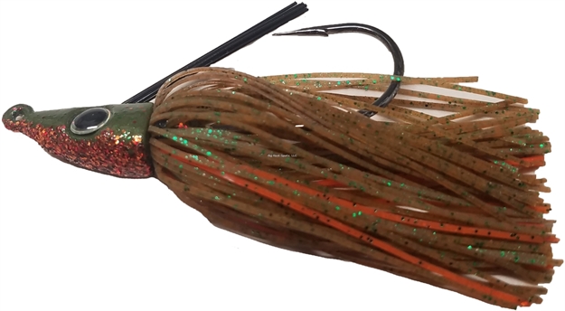 Picture of Lethal Weapon Lethal Weapon Iv, Swimming Jig, Hand-Tied, Hand Painted, Weedless,1/2Oz, 6/0 Owner Hook- Heavy Wire, Sunfish