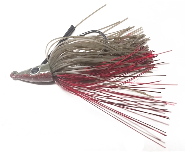 Picture of Lethal Weapon Lethal Weapon Iv, Swimming Jig, Hand-Tied, Hand Painted, Weedless,1/4Oz, 6/0 Owner Hook- Heavy Wire, Amistad (Wat/Red)