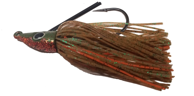 Picture of Lethal Weapon Lethal Weapon Iv, Swimming Jig, Hand-Tied, Hand Painted, Weedless,1/4Oz, 6/0 Owner Hook- Heavy Wire, Sunfish