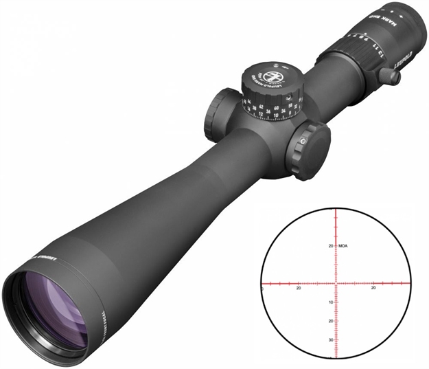 Picture of  Leupold 180610 Mark 5Hd  Matte Black 5-25X56mm M5c3 Illuminated Ffp Pr1-Mil Reticle 35Mm Tube