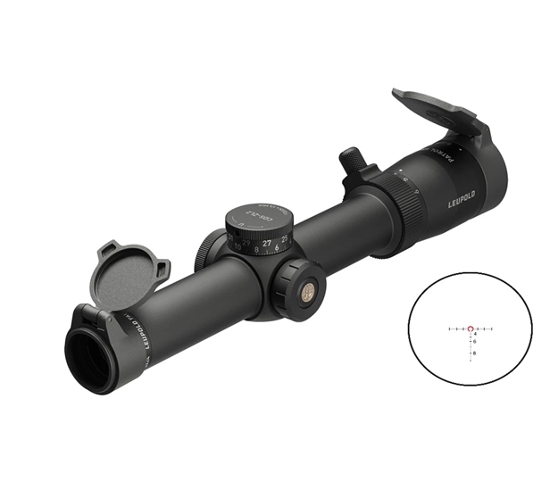 Picture of  Leupold 182352 Patrol 6Hd  Matte Black 1-6X24mm Cds-Zl2 30Mm Tube Illuminated Cm-R2 Reticle Features Throw Lever