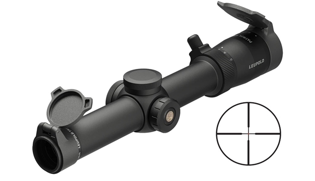 Picture of  Leupold 182398 Patrol 6Hd Matte Black 1-6X24mm 30Mm Tube Illuminated Firedot Duplex Reticle Features Throw Lever 030317032081