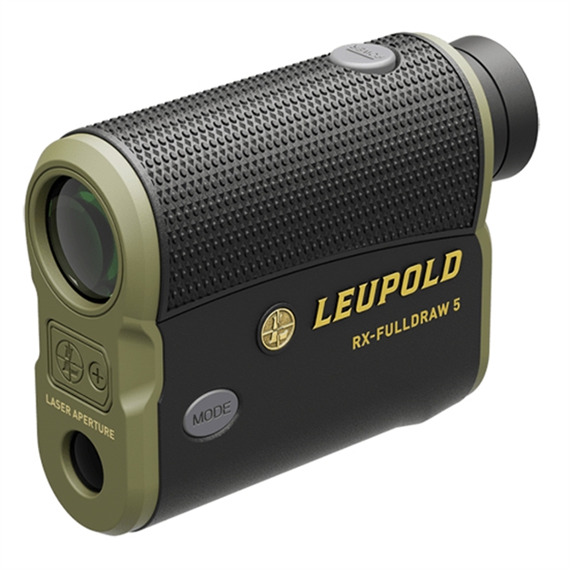 Picture of  Leupold 182444 RX Fulldraw 5 6X 22Mm 1200 Yds Max Distance Red Oled Display Black/Green Features Flightpath Technology