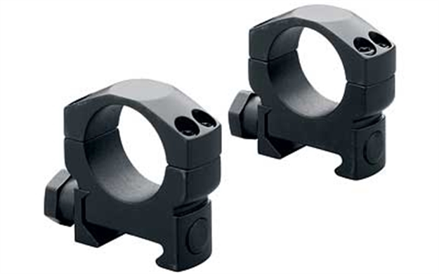 Picture of  Leupold 57524 Mark 4 Scope Ring Set Matte Black Aluminum 1" Tube Medium Picatinny Rail