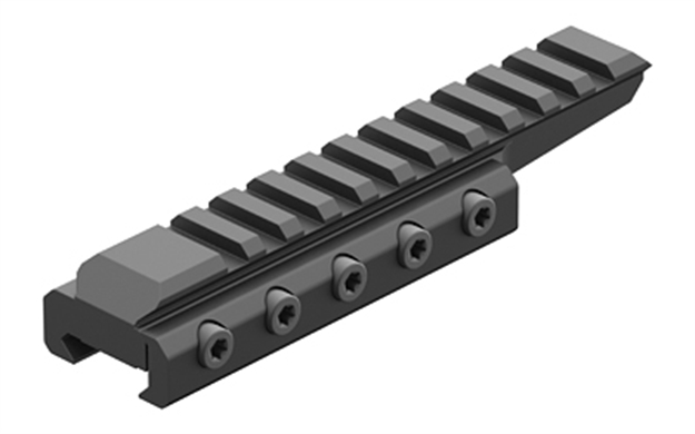 Picture of  Leupold 181347 Integral Mounting System Mark AR  Rail Mount Matte Black