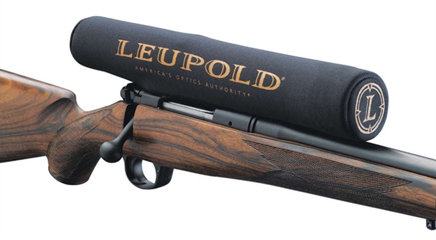 Picture of  Leupold 53574 Scopesmith Scope Cover Matte Black Neoprene Size Medium Slip ON