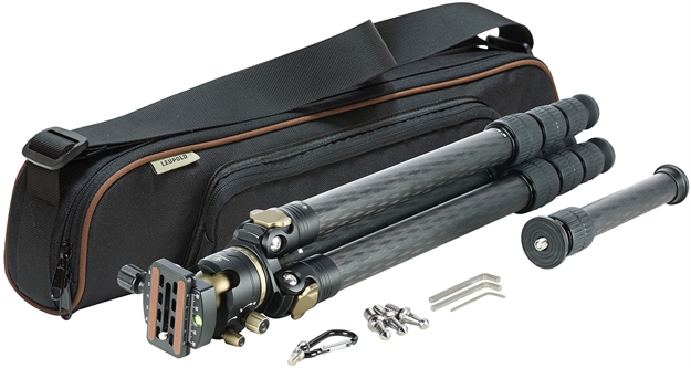 Picture of  Leupold 180379 Pro Guide Tripod Kit Tripod 6.70-67" High Black Carbon Fiber 030317027667