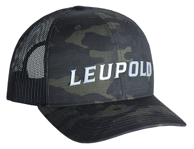 Picture of  Leupold 180419 Trucker Wordmark Multicam Black